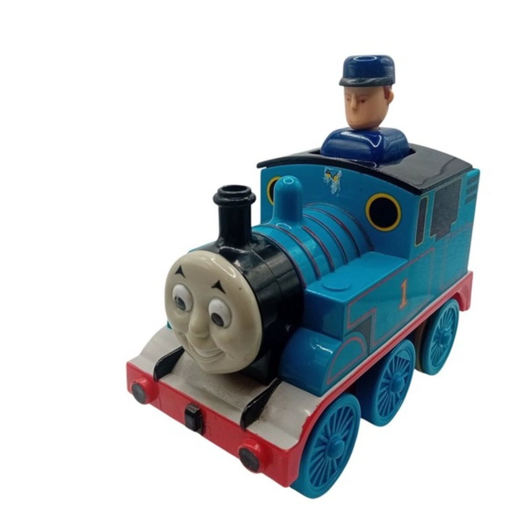 Vintage Y2K 2004 Tomy Thomas & Friend Push N Go Train Toy Conductor Figure WORKS